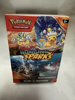Pokemon Scarlet & Violet Surging Sparks Booster Bundle 6packs New Sealed - Image 1