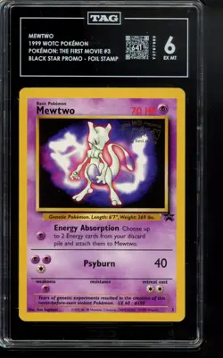 TAG 6 - 1999 Mewtwo (Movie Promo) 03/53 Wotc Promo Regular Pokemon - Image 1