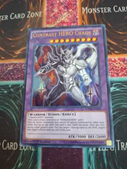 Yugioh Contrast HERO Chaos SDHS-EN041 Ultra Rare 1st Edition Near Mint - Image 1