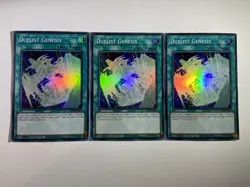 3 x Duelist Genesis Super Rare 1st Edition DUNE-EN062 YuGiOh Playset - Image 1