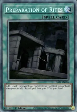 ☆ RA02-EN056 Preparation of Rites Collector's Rare 1st Edition YuGiOh! - Image 1