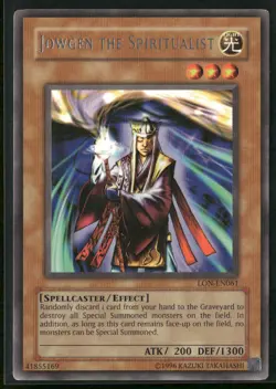 Jowgen the Spiritualist LON-EN061 Unlimited - Yu-Gi-Oh! TCG Rare - Image 1
