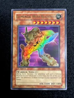 🔥YUGIOH • ELEMENTAL HERO BLADEDGE • ULTRA RARE • 1st EDITION • YSD-EN019 • VLP - Image 1