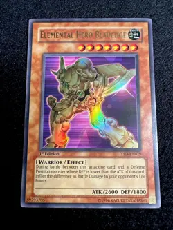 🔥YUGIOH • ELEMENTAL HERO BLADEDGE • ULTRA RARE • 1st EDITION • YSD-EN019 • VLP - Image 2