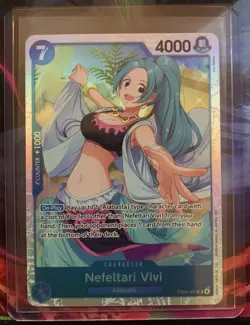 One Piece Card Game TCG - Nefeltari Vivi EB04-025 SR English Holo - Image 1