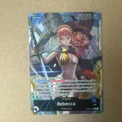 One Piece TCG Rebecca OP04-039 Alt Art Kingdoms of Intrigue Leader - Image 3