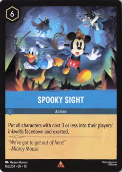 165/204 Spooky Sight Rare Disney Lorcana Set 10 - Image 1