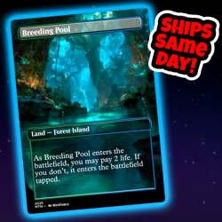 Breeding Pool - Custom Art Magic: The Gathering Playtest Card - Commander EDH - Image 1