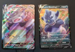 Pokemon Cards Galarian Slowking VMAX 100/198 And 099/198 Chilling Reign Ultra - Image 1
