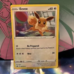 Eevee SWSH212 SWSH: Sword & Shield Promo Cards Holo LP- NM - Image 1