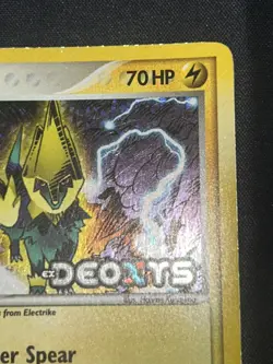 Manectric 38/107 Ex Deoxys Reverse Holo Foil Stamped Pokemon Card - Image 4