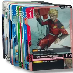 🔥 100 Gundam TCG Cards Bulk Lot C/U/R 🔥from GD01 and GD02 - Image 1