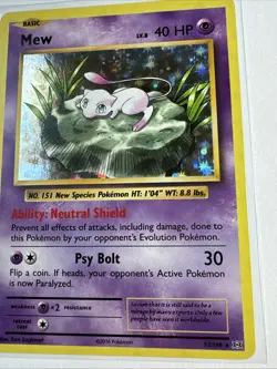 Pokemon Mew TCG Card 53/108 Holo Rare, XY Evolutions - Image 4