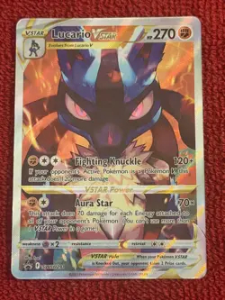 Lucario VSTAR SWSH291 SWSH: Sword & Shield Promo Cards Holo - Image 1