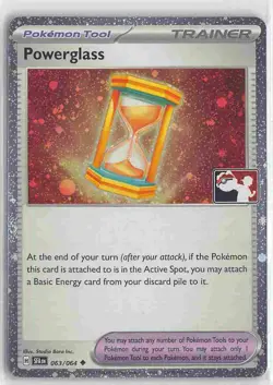 Prize Pack Series Cards Uncommon Holo 063/064 Powerglass - Image 1