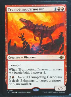 Trumpeting Carnosaur 171 NEAR MINT regular - Image 1