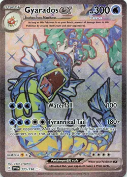 POKEMON Gyarados ex - #225/198 Holo SV01: Scarlet & Violet Base Set NM - Image 1