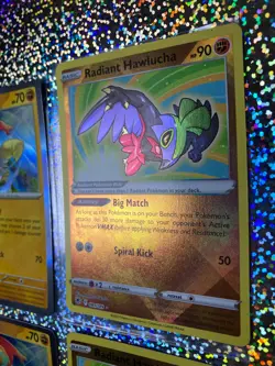 Pokemon TCG Hawlucha: Roaring Skies Reverse Holo 39/108; 081/189 Radiant - Image 3