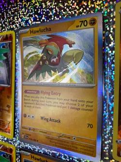 Pokemon TCG Hawlucha: Roaring Skies Reverse Holo 39/108; 081/189 Radiant - Image 4