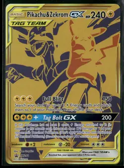 2021 Pokemon TCG Pikachu And Zekrom SM 248 Holo Foil Promo Near Mint/Mint - Image 1