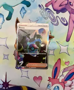 2024 Pokemon Paldean Fates Special Illustration Rare Penny 239/091 NM - Image 3
