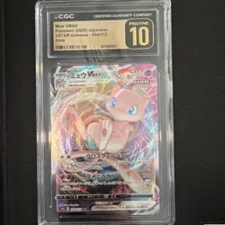 Pokemon Mew VMAX 054/172 VSTAR Universe Japanese CGC Pristine 10 Holo 2022 - Image 1