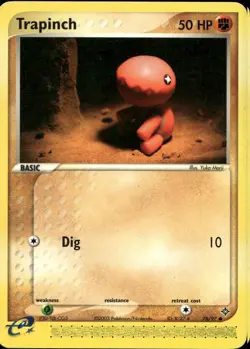 Trapinch 78/97 Common EX Dragon Pokemon - Image 1