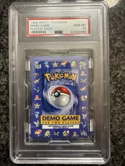 1998 WOTC Pokemon Demo Game Plastic Pack PSA 10 GEM MINT - Image 1