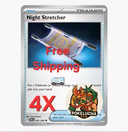 4x Night Stretcher 061/064 x4 - Shrouded Fable - Pokemon TCG - Playset - Image 1