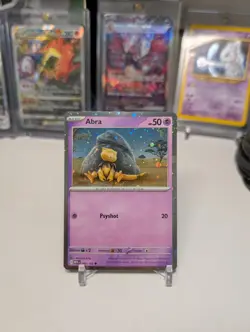 Abra 063/165 HD Cosmos Holo Promo S&V 151 Pokemon NM - Image 1