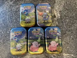 Pokemon TCG Mega Evolution Ascended Heroes Mini Tin x 5 | Brand New | Sealed✅ - Image 1