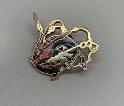Rayquaza Shiny Pokemon Pin Badge Metal Mega Enamel 2015 - Image 1