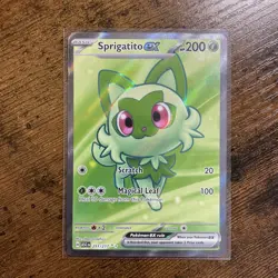 Pokemon TCG Sprigatito EX 251/217 Full Art Ultra Rare Holo Ascended Heroes - Image 1