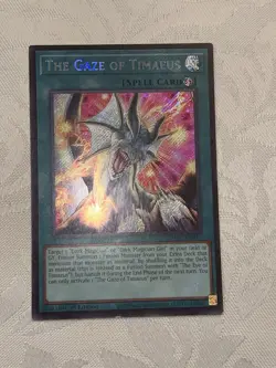 Yu-Gi-Oh! - The Gaze of Timaeus - MZMU-EN013 - Secret Rare 1st Edition NM - Image 1