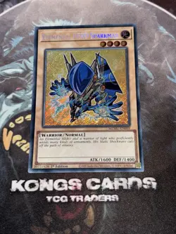 MZMU-EN059 Elemental HERO Sparkman Secret Rare Secret Rare YuGiOh! NEW - Image 1