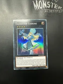 YUGIOH EXOSISTER GIBRINE SUPER RARE GRCR-EN019 1ST EDITION - Image 1