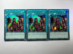 3 x Mirage of Nightmare MP25-EN298 Ultra Rare 1st Edition YuGiOh Playset NM - Image 1