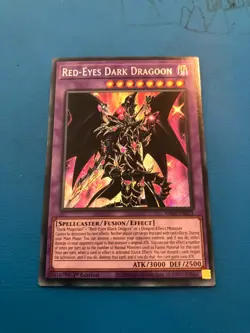 YUGIOH Secret Rare Red-Eyes Dark Dragoon RA02-EN021 1st Edition - Image 1