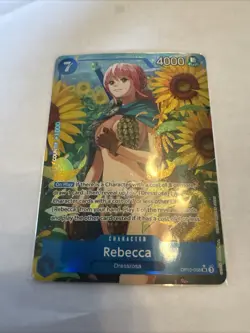 Rebecca Super Rare Alt Art OP10-058 Card Bandai One Piece CCG Royal Blood - Image 1