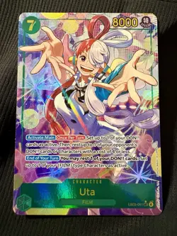 🔥🔥🔥 One Piece Uta EB03-061 SEC Alt Art AA Heroines Edition English NM 🔥🔥🔥 - Image 1