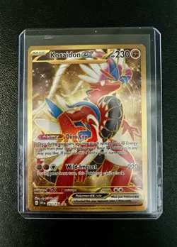 Koraidon EX Gold Card Hyper Rare 254/198 US Seller Fast Shipping - Image 1