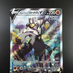 Rapid Strike Urshifu V 153/163 Pokemon Battle Styles Holo Full Art Card - Image 2