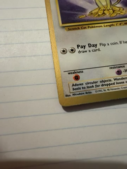 Meowth - (Gold Bordered Promo) 56/64 Miscellaneous Cards - Image 2