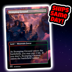 Stomping ground - Custom Art Magic: The Gathering Playtest Card - Commander EDH - Image 1