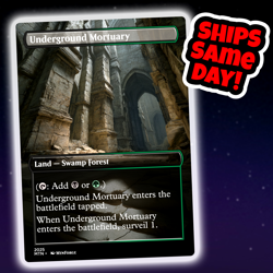 Underground Mortuary - Custom Art Magic: The Gathering Playtest Card - Image 1