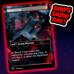 Blood Crypt - Custom Art Magic: The Gathering Playtest Card - Commander EDH - Image 1