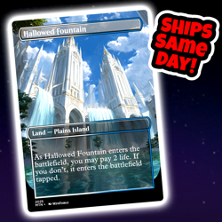 Hallowed Fountain - Custom Art Magic: The Gathering Playtest Card - Commander - Image 1