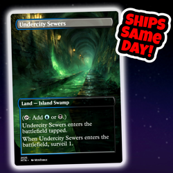 Undercity Sewers - Custom Art Magic: The Gathering Playtest Card - Commander EDH - Image 1