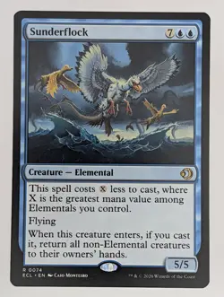 Normal Sunderflock 74 Lorwyn Eclipsed Mtg NM - Image 1