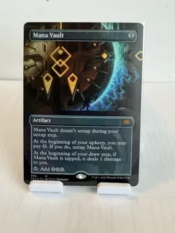 MTG Mana Vault Artifact Mythic Foil Borderless Double Masters 2022 #394 - Image 1